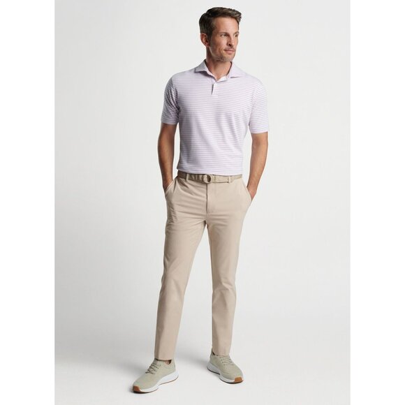 Peter Millar Crown Crafted Albatross Stripe Cotton Blend Piqué Polo sz XXL‎ - Picture 1 of 9